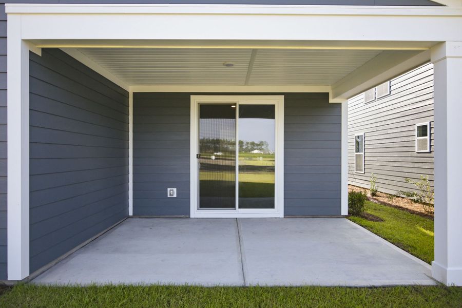 Exterior details and patio area of a home in Terrapin, Leland (Image 18). Exterior details and patio area of a home in Terrapin, Leland (Image 18).