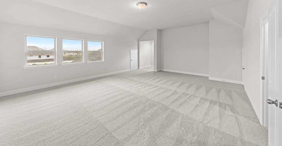 Representative exterior photo of a completed home built from the Thornbury by Impression Homes in Still Water Lake, Godley, TX (Image 18). Representative exterior photo of a completed home built from the Thornbury by Impression Homes in Still Water Lake, Godley, TX (Image 18).