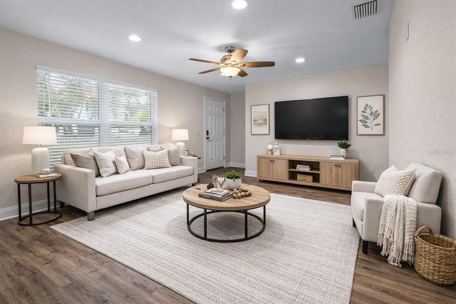 Furnished interior view inside a new home in , Polk City (Image 6).