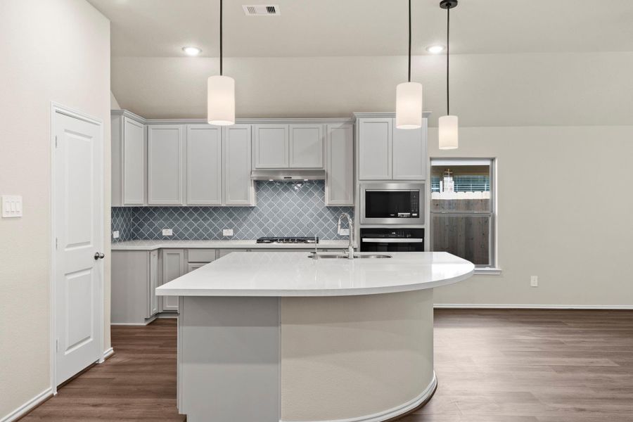 Furnished interior view inside a new home in The Highlands, Porter (Image 9).