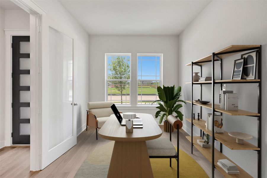 Virtually staged to give you the visual you need to see furniture placement and how the home can live.