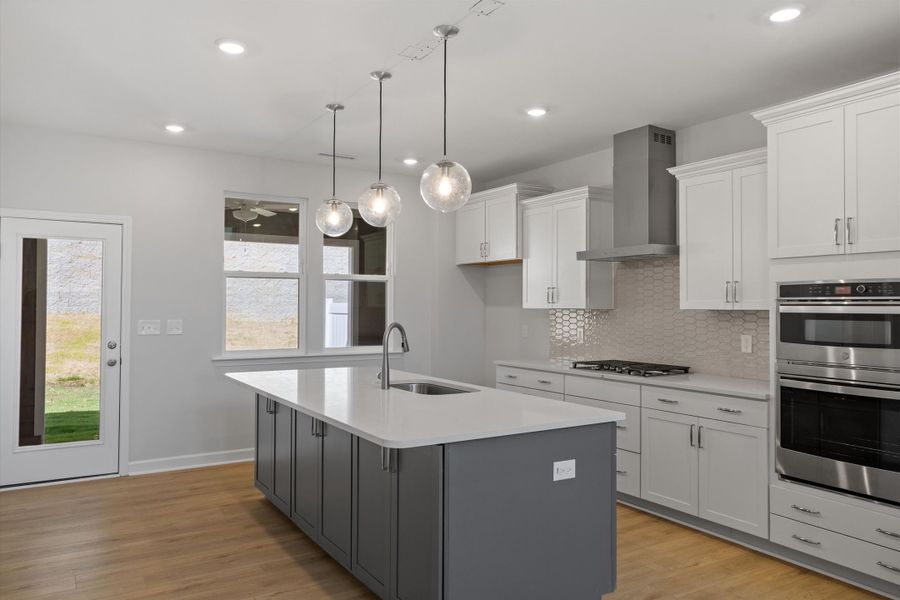 Furnished interior view inside a new home in Ovation at Sweetbrier, Durham (Image 13).