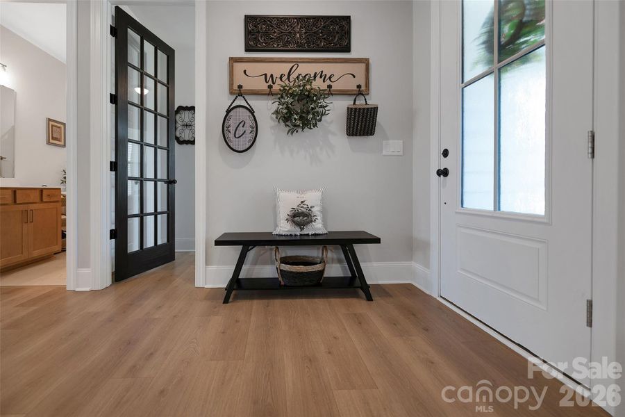 Furnished interior view inside a new home in , Clover (Image 26).