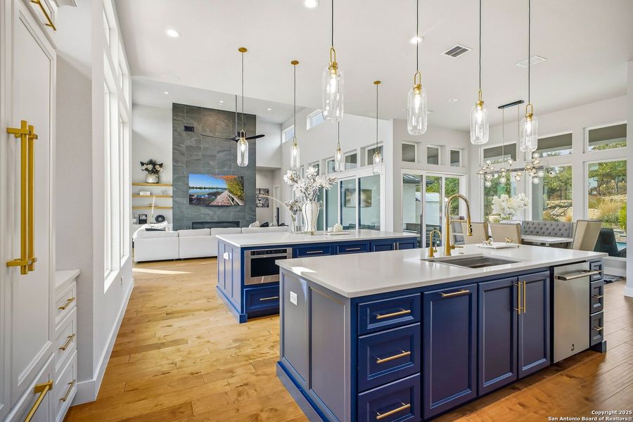 Furnished interior view inside a new home in , San Antonio (Image 70).