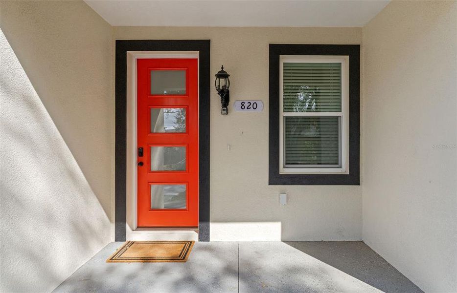 Exterior details and patio area of a home in , Tampa (Image 25).
