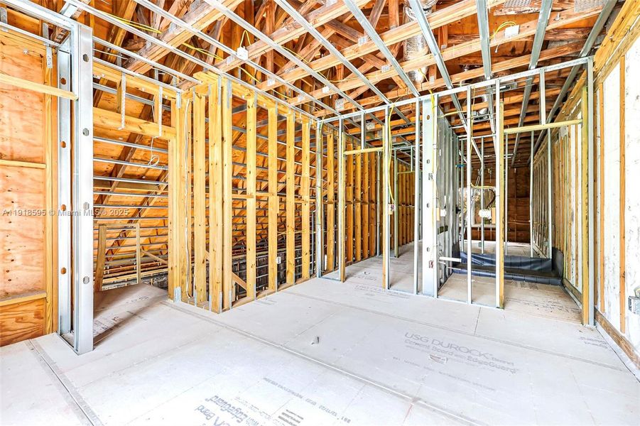 In-progress construction of a new home in , Fort Lauderdale, FL (Image 39).