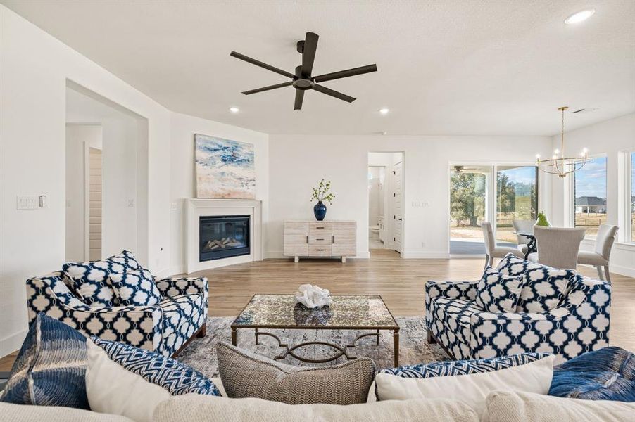 Furnished interior view inside a new home in Rocky Top Ranch, Reno (Image 35).