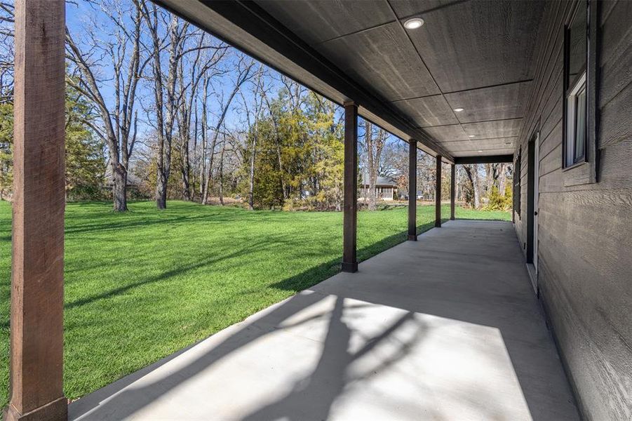 Exterior details and patio area of a home in , Payne Springs (Image 28). Exterior details and patio area of a home in , Payne Springs (Image 28).