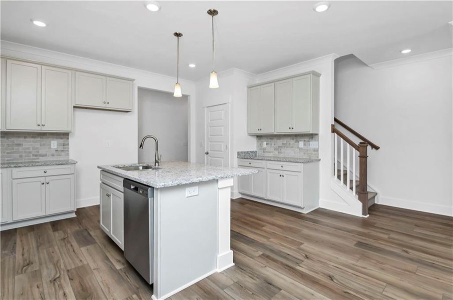 Furnished interior view inside a new home in Villas at Dawsonville, Dawsonville (Image 12). Furnished interior view inside a new home in Villas at Dawsonville, Dawsonville (Image 12).