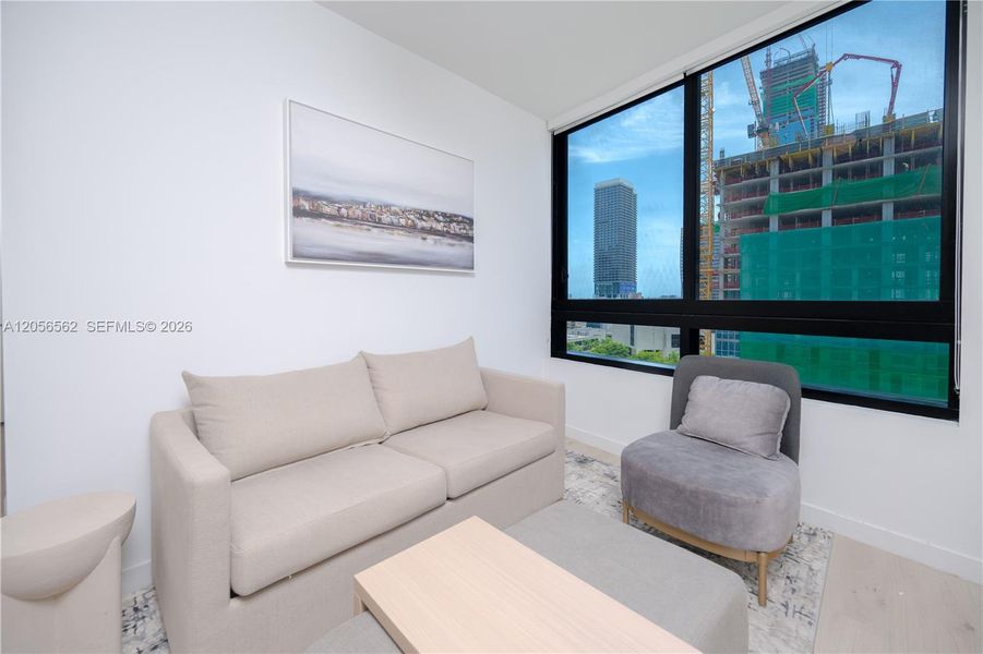 Furnished interior view inside a new home in , Miami (Image 6). Furnished interior view inside a new home in , Miami (Image 6).