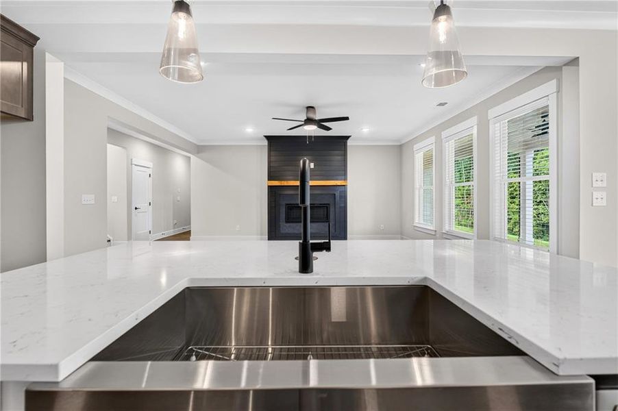 Furnished interior view inside a new home in Arbor West, Dawsonville (Image 11).