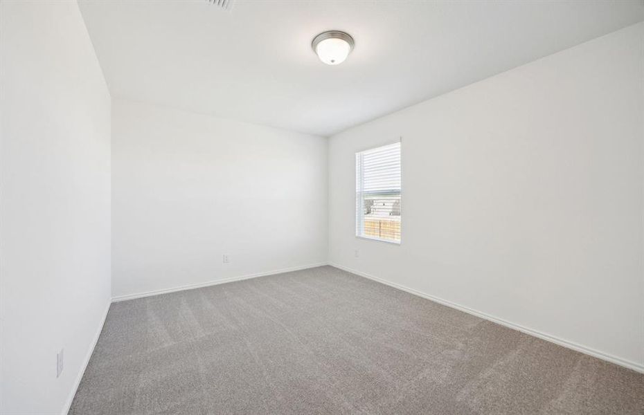 Secondary bedroom designed for comfort and convenience Secondary bedroom designed for comfort and convenience