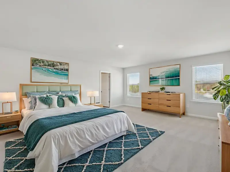 Furnished interior view inside a new home in Preserve at Mountain Creek, Pendergrass (Image 8).