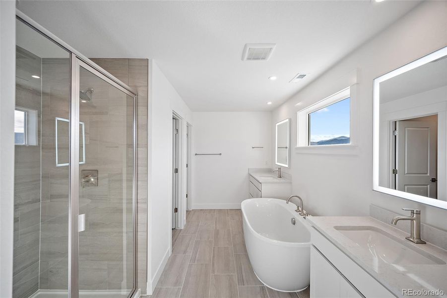 Furnished interior view inside a new home in Jackson Creek, Monument (Image 4).