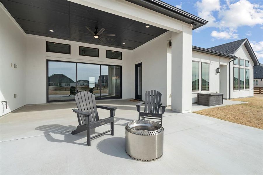 Exterior details and patio area of a home in , Northlake (Image 2). Exterior details and patio area of a home in , Northlake (Image 2).