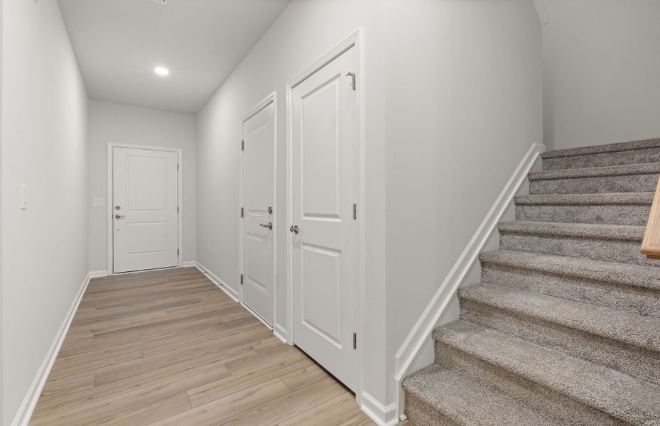 Representative unfurnished interior of a home built from the Starling by Centex in Carpenter Falls, Durham (Image 21). Representative unfurnished interior of a home built from the Starling by Centex in Carpenter Falls, Durham (Image 21).