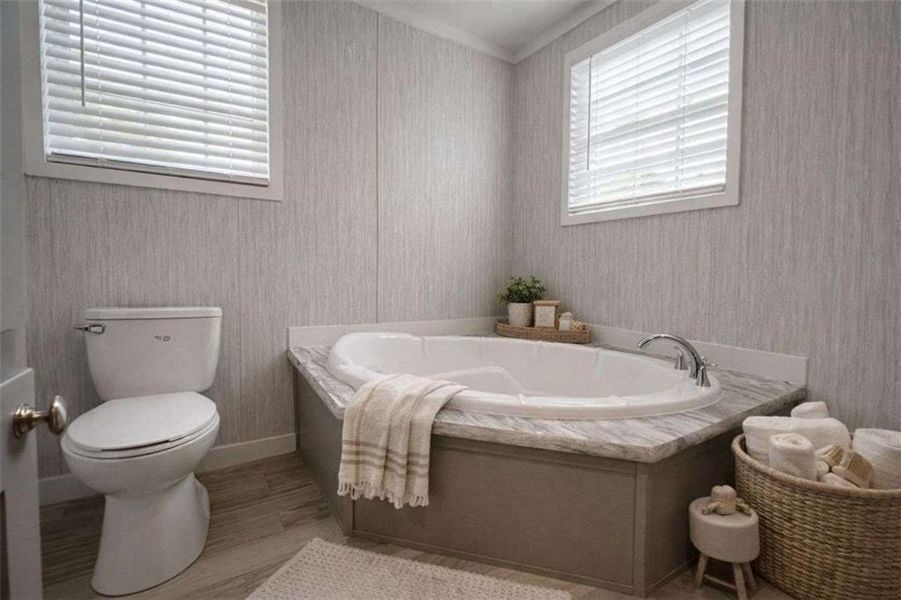 Furnished interior view inside a new home in , Elberton (Image 9).