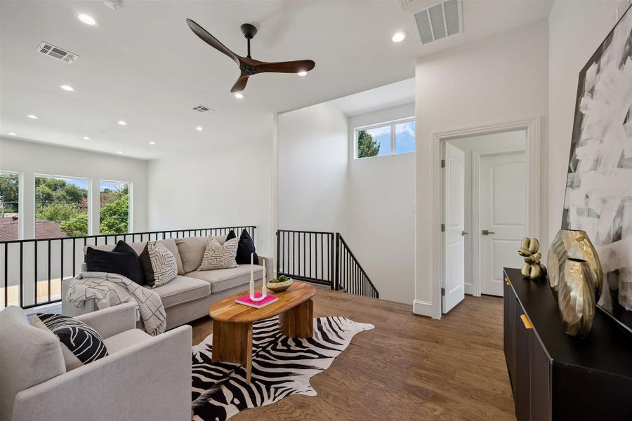 Furnished interior view inside a new home in , Houston (Image 29).