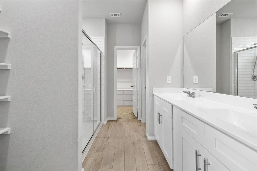Furnished interior view inside a new home in The Overlook, Fort Worth (Image 20).
