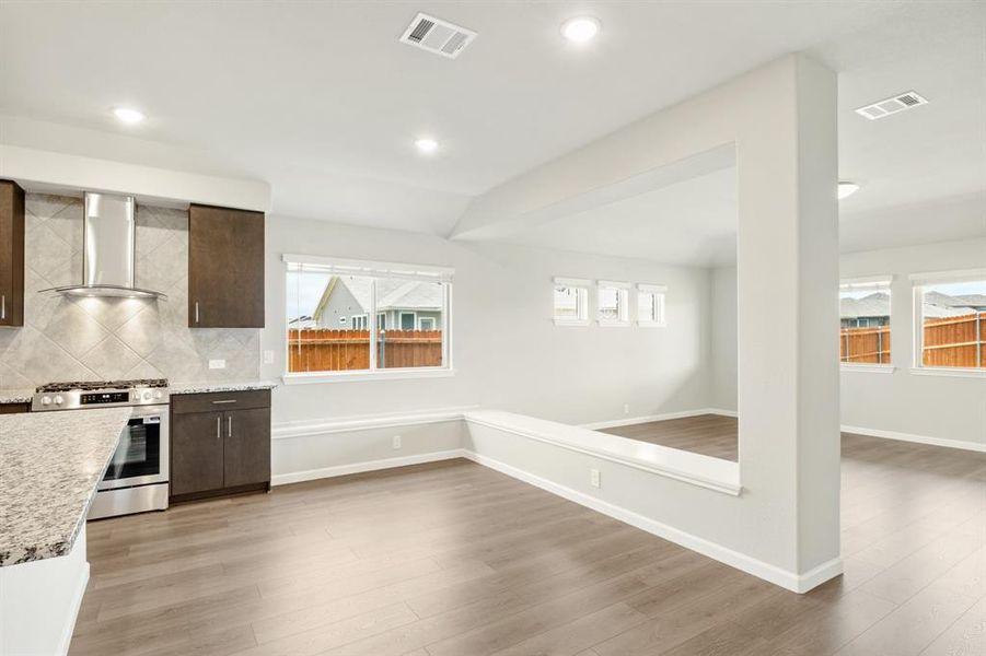 Furnished interior view inside a new home in Heartland Elements, Crandall (Image 8). Furnished interior view inside a new home in Heartland Elements, Crandall (Image 8).