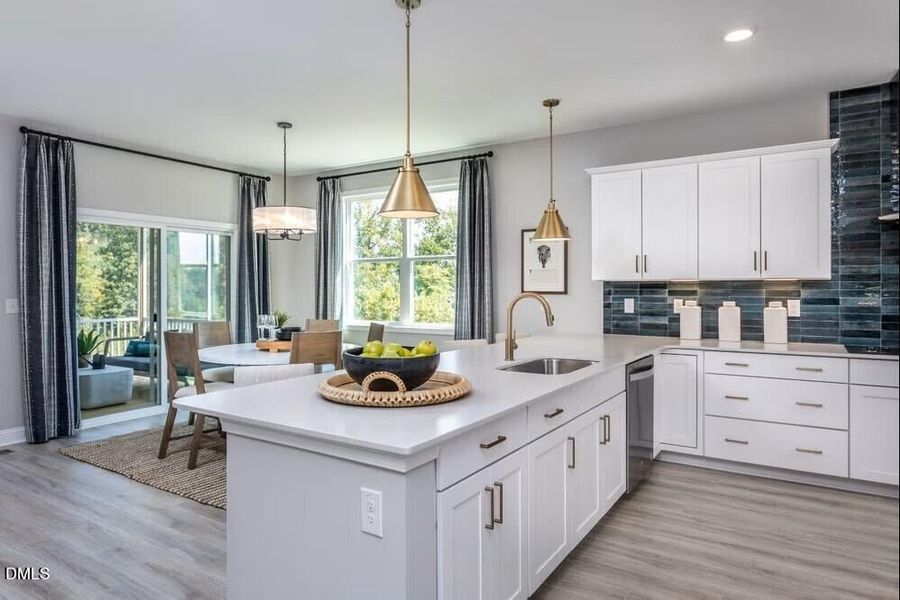 Furnished interior view inside a new home in The View, Durham (Image 14).