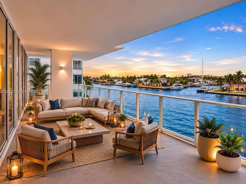 Condo located in Pompano Beach, FL showcasing its design and architecture (Image 5).