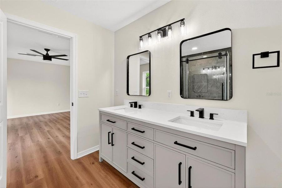Furnished interior view inside a new home in , Leesburg (Image 9).