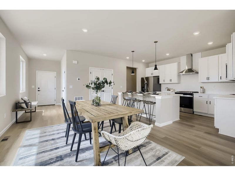 Furnished interior view inside a new home in Country Club Reserve, Fort Collins (Image 19).