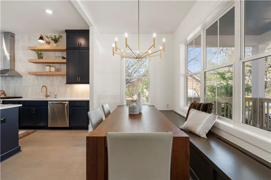 Furnished interior view inside a new home in , Atlanta (Image 18).