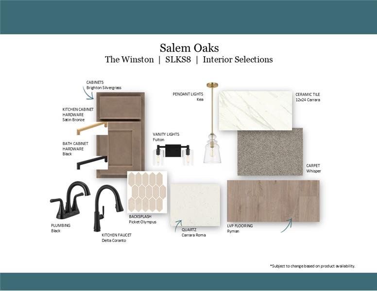 Sample of building materials used in homes in Salem Oaks, Murfreesboro (Image 38).