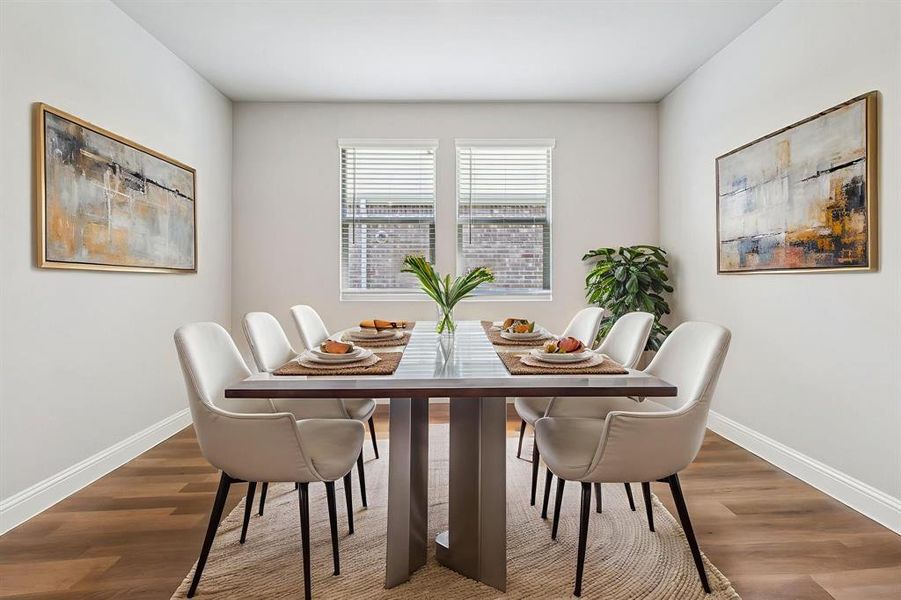 Photo is not of the actual home, but is an inspirational photo of builder’s model home and may depict options, furnishings, and/or decorator features that are not included.
