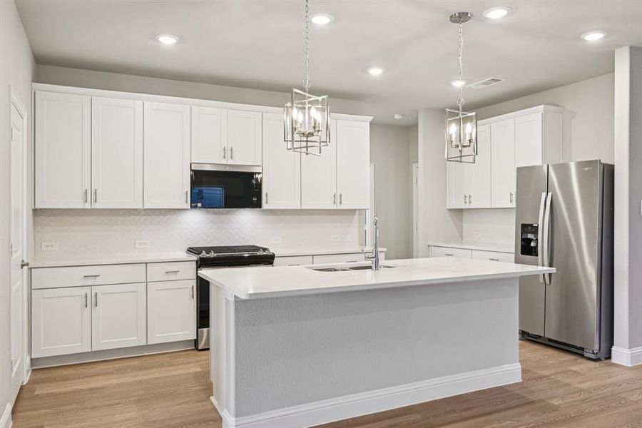 Furnished interior view inside a new home in Lakehaven - Signature Series, Farmersville (Image 8). Furnished interior view inside a new home in Lakehaven - Signature Series, Farmersville (Image 8).