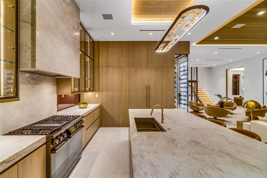 Furnished interior view inside a new home in , Ocean Ridge (Image 90).