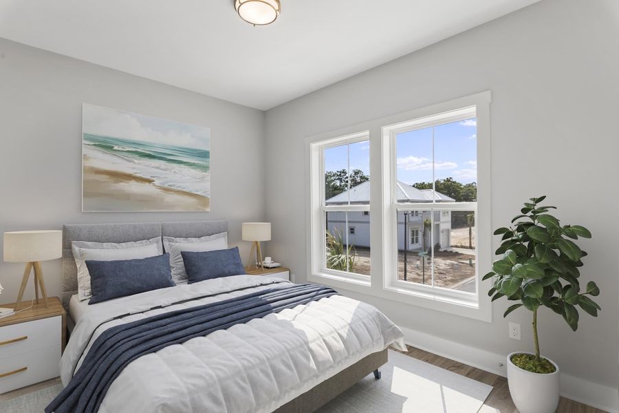 Representative furnished interior of a home built from the Marino by Brock Built in Nautilus Pointe, Inlet Beach (Image 8).