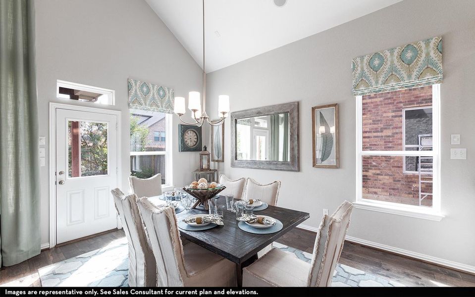 Furnished interior view inside a new home in Sundance Cove, Crosby (Image 3).