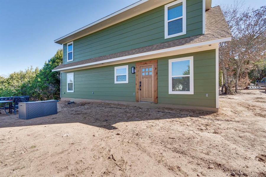 View of rear view of house