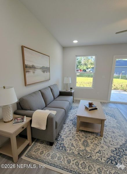 Furnished interior view inside a new home in , Jacksonville (Image 7). Furnished interior view inside a new home in , Jacksonville (Image 7).