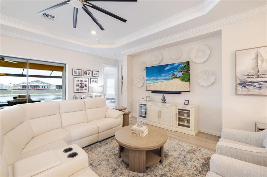 Furnished interior view inside a new home in , Fort Myers (Image 8).