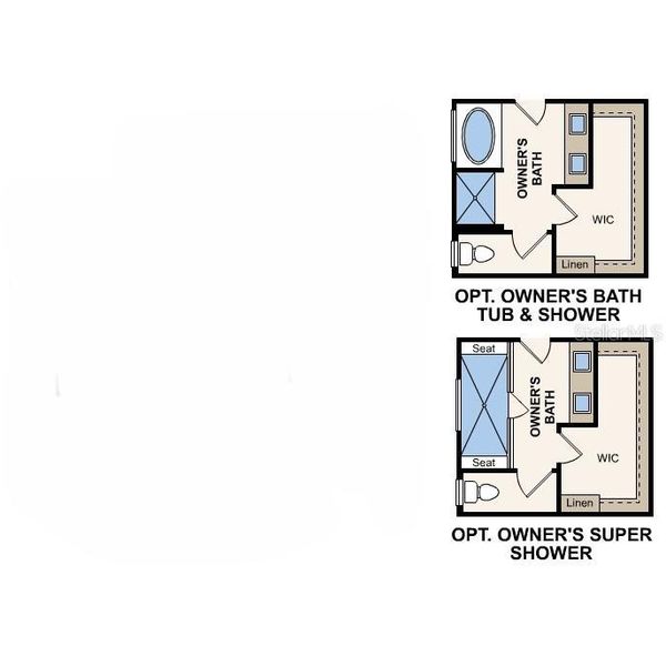 2D floor plan layout of this home in Reserve East, Flagler Beach, FL (Image 4).