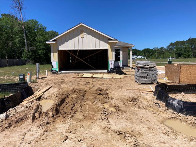 In-progress construction of a new home in Sherwood Glen, Conroe, TX (Image 20).