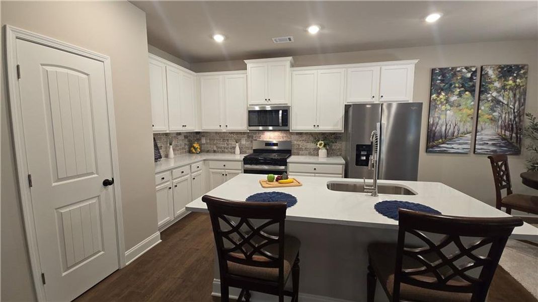 Furnished interior view inside a new home in , Grayson (Image 5).