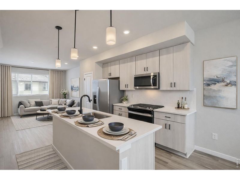 Furnished interior view inside a new home in , Fort Collins (Image 11).
