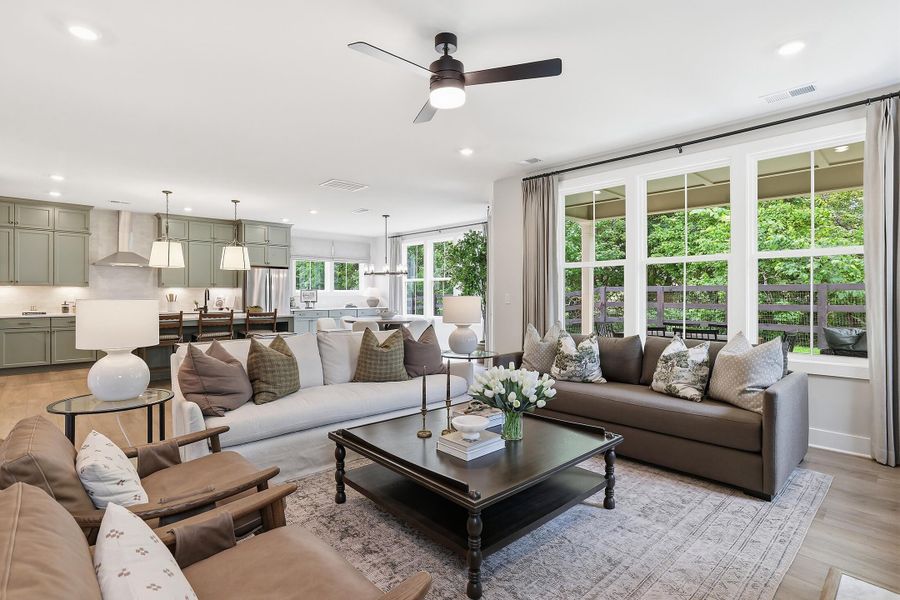 Representative furnished interior of a home built from the Larkspur by Empire Homes in Wildflower, Chattanooga (Image 4). Representative furnished interior of a home built from the Larkspur by Empire Homes in Wildflower, Chattanooga (Image 4).