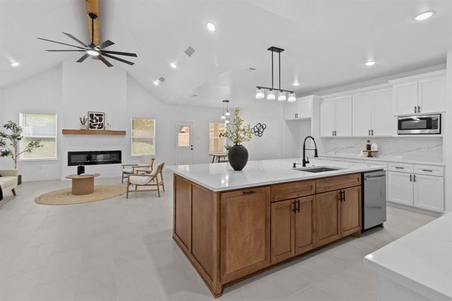Furnished interior view inside a new home in , Fort Worth (Image 26).