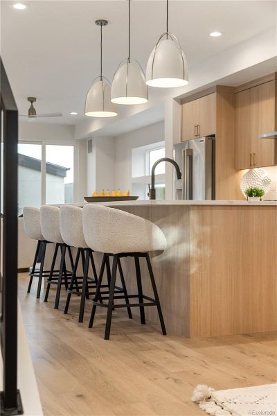 Furnished interior view inside a new home in , Denver (Image 36).