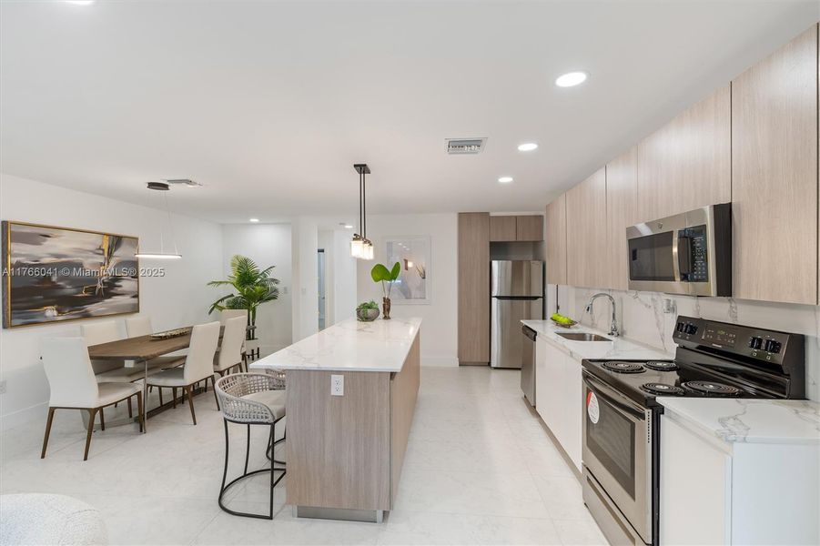 Furnished interior view inside a new home in , Fort Lauderdale (Image 32).