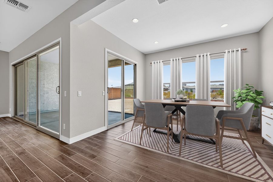 Furnished interior view inside a new home in Ladera Trails, Queen Creek (Image 9).