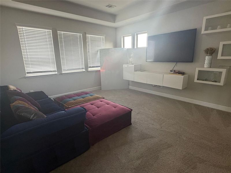 Furnished interior view inside a new home in Legacy Prairie at Katy Court, Katy (Image 24).