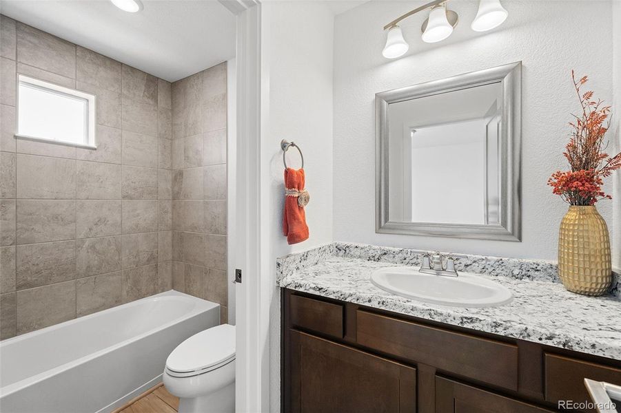 Furnished interior view inside a new home in , Colorado Springs (Image 26).