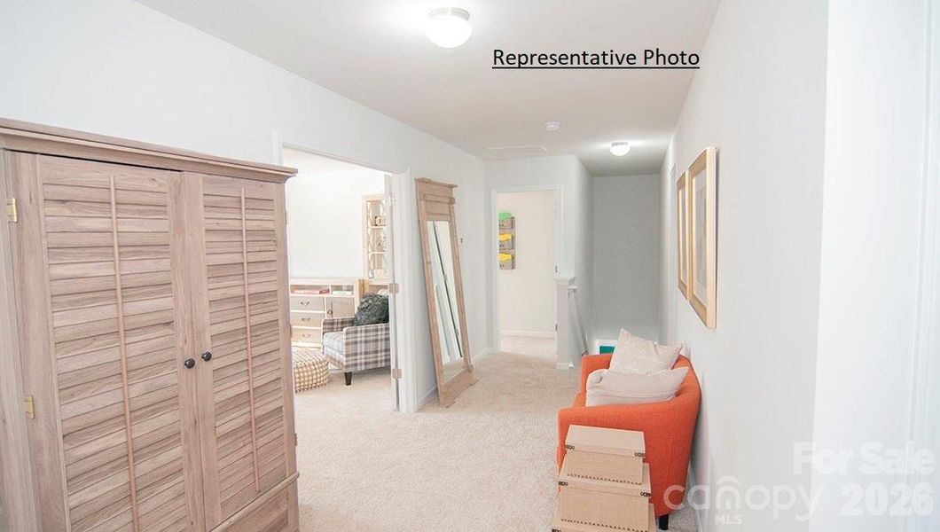 Furnished interior view inside a new home in Wallace Springs, Statesville (Image 12).